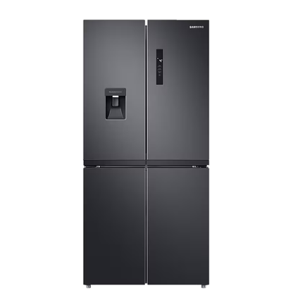 SAMSUNG FRIDGE RF48A401EB4/EU 4 DOORS + DISPENSER 488L MATT BLACK - CompuGhana