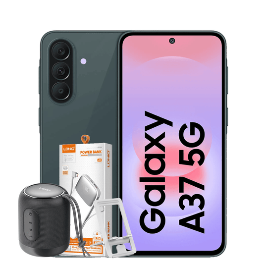 SAMSUNG GALAXY A37 A376B/DS 256GB 8GB RAM 5G + FREE POWERBANK + BLUETOOTH SPEAKER & PHONE HOLDER - CompuGhana