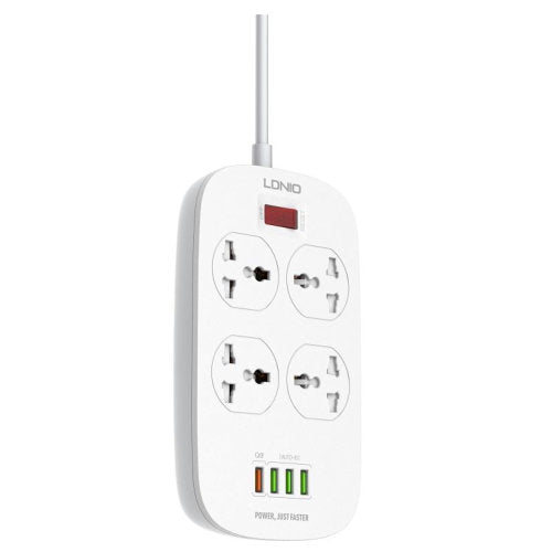 LDNIO 4 POWER SOCKET + 4 USB