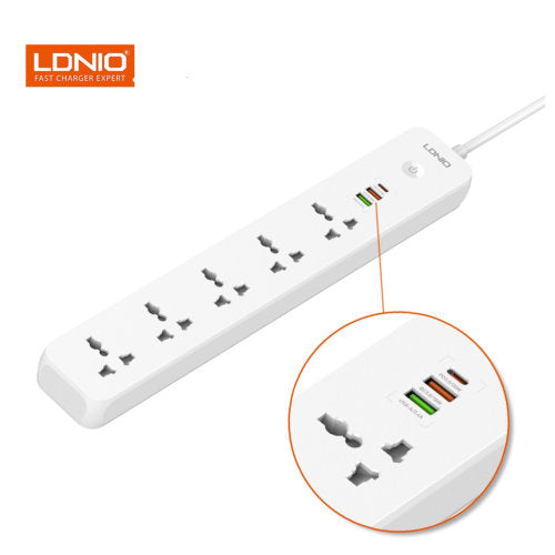 LDNIO 5 POWER SOCKET +3 USB PORT 2M