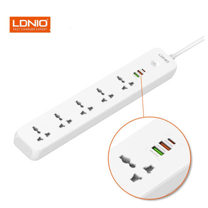 LDNIO 5 POWER SOCKET +3 USB PORT 2M