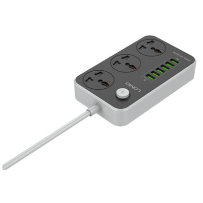 LDNIO 3 SOCKET + 6 USB PORTS