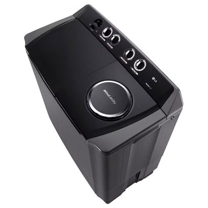 LG TWIN TUB WIND JET DRY P1401RONT 13.5KG  WASHING MACHINE - BLACK