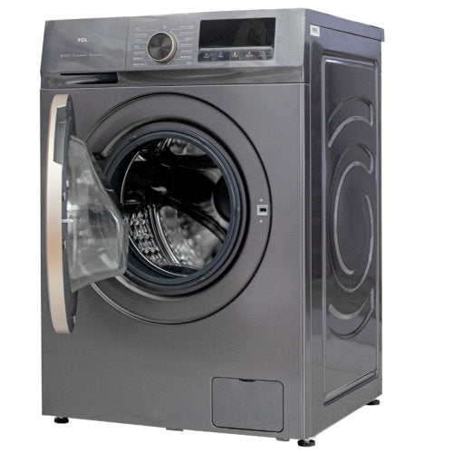 TCL 8KG P1108FLG  FRONT LOAD INVERTER WASHING MACHINE - SILVER