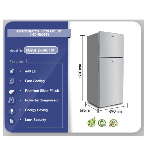 NASCO TOP MOUN T440 - LTRS REFREGERATOR - CompuGhana