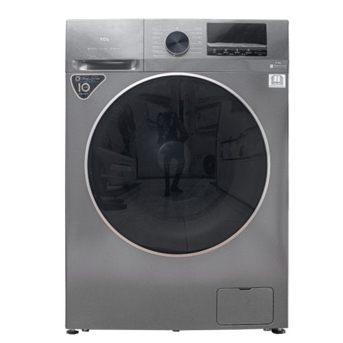 TCL 10.5KG/6KG  WASHING MACHINE COMBO SILVER