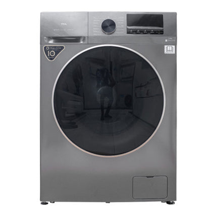 TCL 10.5KG/6KG  WASHING MACHINE COMBO SILVER