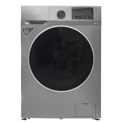 TCL 10.5KG FRONT LOAD INVERTER WASHING MACHINE - SILVER