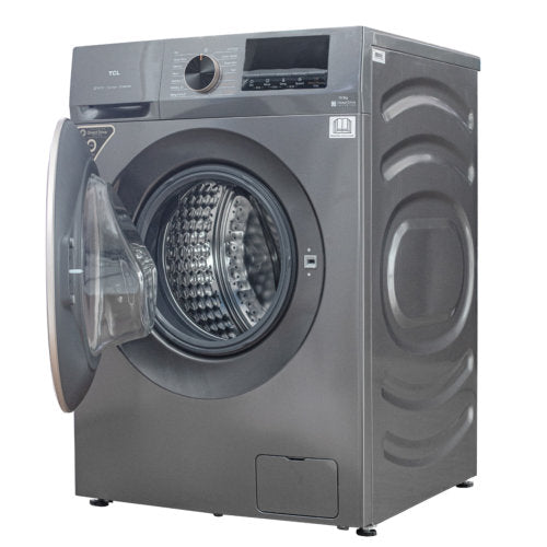 TCL 10.5KG FRONT LOAD INVERTER WASHING MACHINE - SILVER