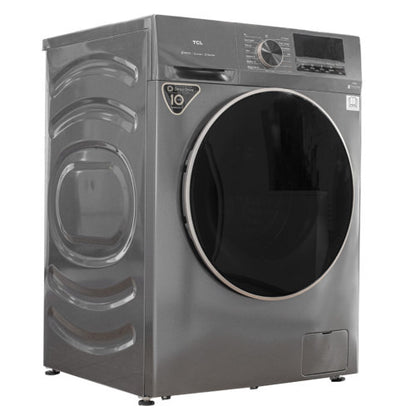 TCL 10.5KG FRONT LOAD INVERTER WASHING MACHINE - SILVER