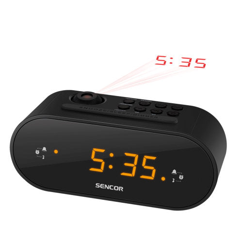 SENCOR SRC 3100 B PROJECTION RADIO ALARM CLOCK