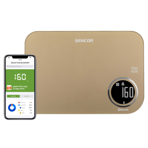 SENCOR SKS 7070GG SMART BLUETOOTH KITCHEN SCALE