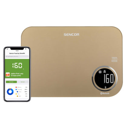 SENCOR SKS 7070GG SMART BLUETOOTH KITCHEN SCALE