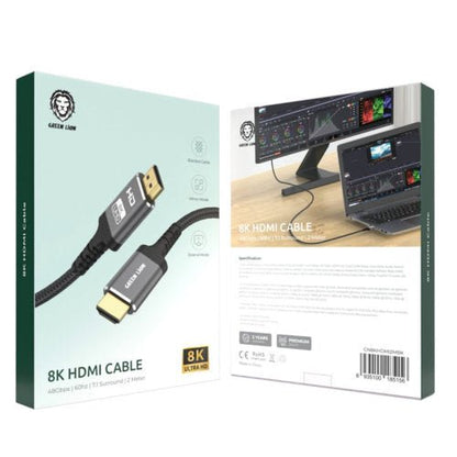 GREEN LION 8K HDMI CABLE 2M BLACK - CompuGhana