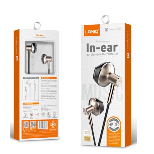 LDNIO IN - EAR EARPHONE TYPE - C HP09C - CompuGhana