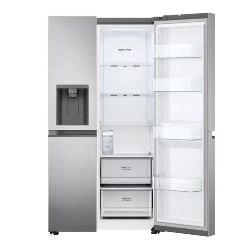 LG 641L SIDE BY SIDE PRIME FRIDGE SILVER GC - L257KLKW - CompuGhana