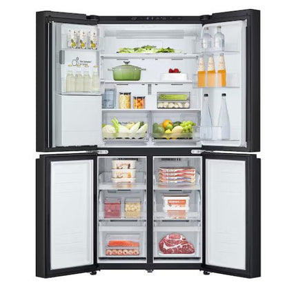 LG 547L GC - L22FFQPB SIDE BY SIDE FRIDGE MATTE BLACK - CompuGhana