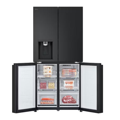LG 547L GC - L22FFQPB SIDE BY SIDE FRIDGE MATTE BLACK - CompuGhana