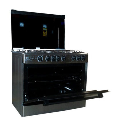 NASCO 90X60 LME90I GAS COOKER STAINLESS STEEL - CompuGhana