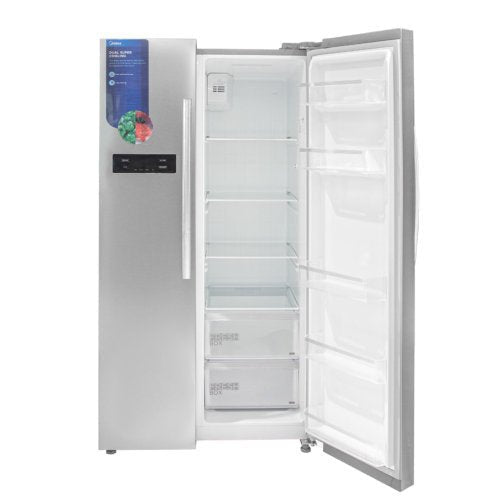 MIDEA 510L SIDE BY SIDE FRIDGE SILVER MDRS710FGN02D - CompuGhana