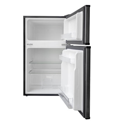 MIDEA 87L TABLE TOP DOUBLE DOOR FRIDGE BLACK - CompuGhana