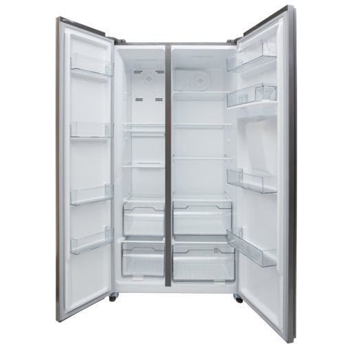 TCL 529L P692SBNWD SIDE BY SIDE FRIDGE INOX - CompuGhana