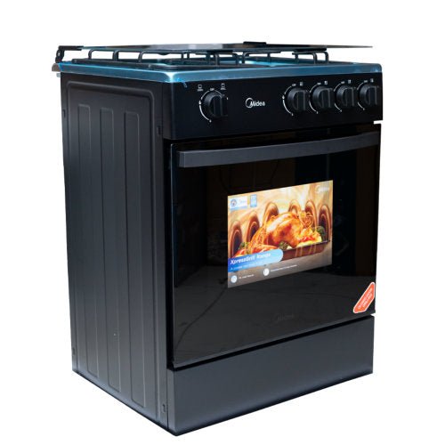 MIDEA 4 BURNERS 60X60 GRILL GAS COOKER 24TMG4G081 B BLACK CompuGhana midea-4-burners-60x60-grill-gas-cooker-24tmg4g081-b-black-compughana