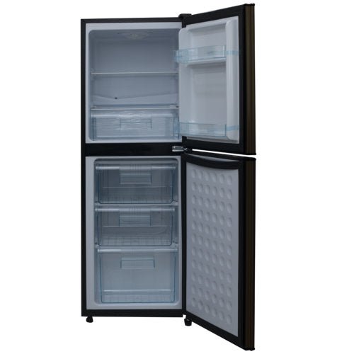NASCO 136L BOTTOM FREEZER FRIDGE NASD2 - 18FL - B BLACK - CompuGhana