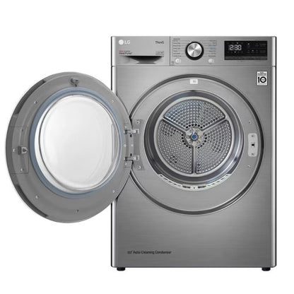 LG 9KG DRYER RH90V9PV8N WASHING MACHINE SILVER - CompuGhana