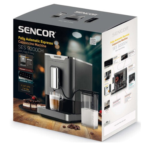 SENCOR SES 9200CH FULLY AUTOMATIC ESPRESSO CAPPUCCINO MACHINE