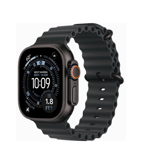 APPLE WATCH ULTRA 3 49MM BLACK TI BLACK OCEAN BAND - CompuGhana