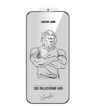 GREEN LION 3D SILICONE PLUS HIGH DEFINITION EDGE GLASS IPHONE 17 PRO MAX - CompuGhana