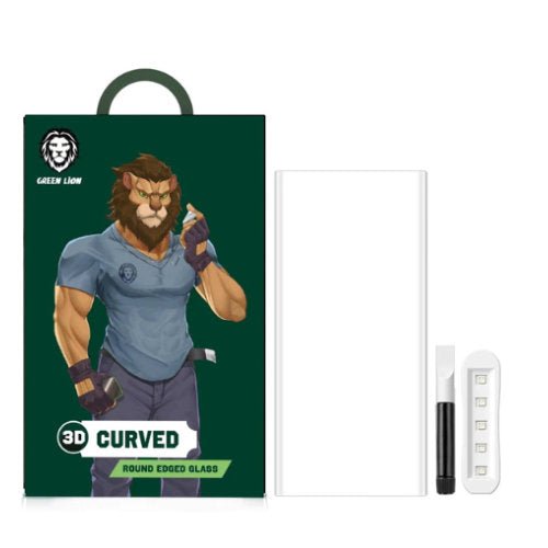 GREEN 3D CURVED UV GLASS SCREEN S21 CLEAR - CompuGhana