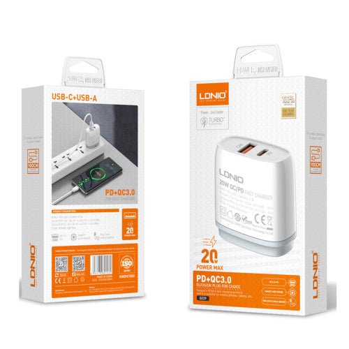 LDNIO Q229 FAST CHARGER PD 20W - CompuGhana
