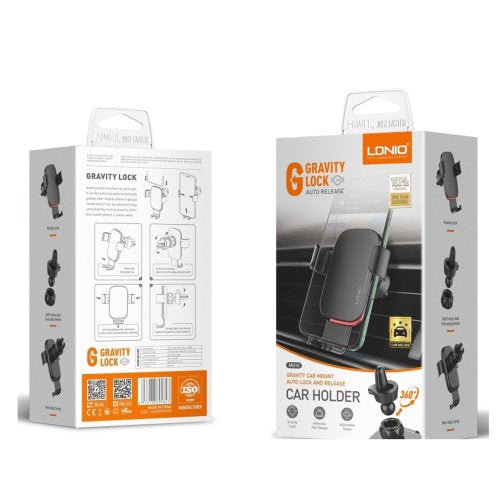 LDNIO CAR HOLDER GRAVITY LOCK MG10 - CompuGhana