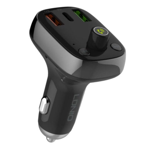 LDNIO BLUETOOTH FM TRANSMITTER TRIPLE USB CHARGER C704Q - CompuGhana