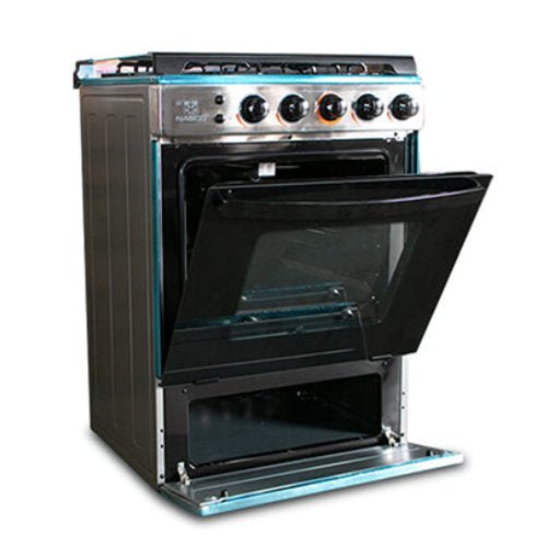 NASCO LME60I 60X60 GAS COOKER STAINLESS STEEL - CompuGhana