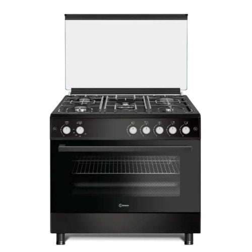 SIGMA 90X60 5 BURNERS GAS OVEN GRILL GAS COOKER BLACK - CompuGhana