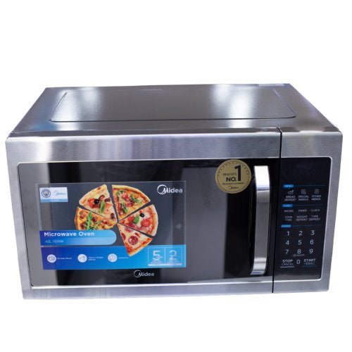 MIDEA EM142A2MI - B 42L SOLO MICROWAVE SILVER - CompuGhana