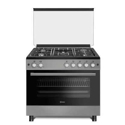 SIGMA 90X60 5 BURNERS GAS OVEN GRILL GAS COOKER STAINLESS STEEL - CompuGhana