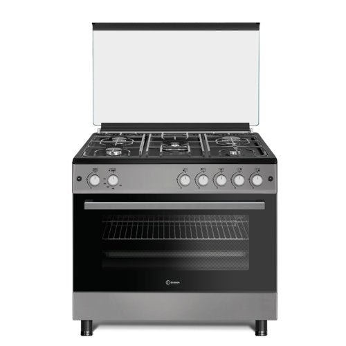 SIGMA 90X60 5 BURNERS GAS OVEN GRILL GAS COOKER STAINLESS STEEL - CompuGhana
