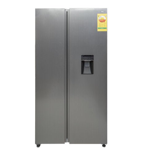 TCL 529L P692SBNWD SIDE BY SIDE FRIDGE INOX - CompuGhana