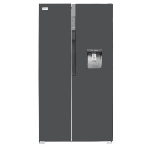 NASCO SIDE BY SIDE 527L + DISP BLACK MIRROR FRIDGE NASSB2 - 64S - CompuGhana