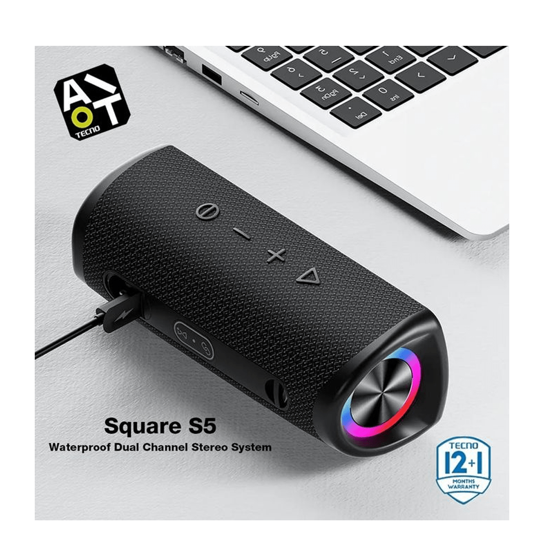 TECNO WIRELESS SPEAKER SQUARE 5 - CompuGhana