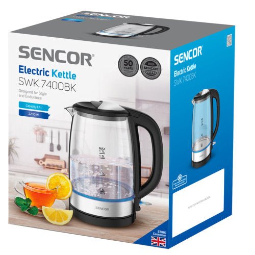 SENCOR ELECTRIC GLASS KETTLE - CompuGhana