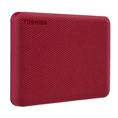 Toshiba Canvio® Advance Portable Hard Drive-1TB-Red