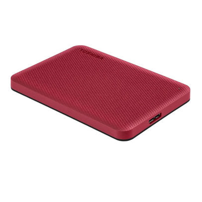Toshiba Canvio® Advance Portable Hard Drive-1TB-Red