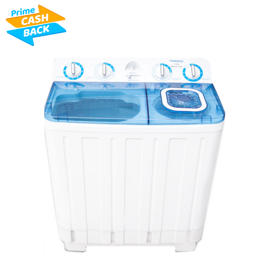 NASCO 7KG  NAS-07-TW WASHING MACHINE WHITE