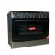 NASCO 5 BURNER GAS COOKER WITH GRILL  SILVER 