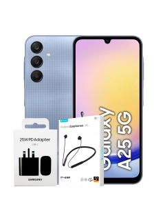 SAMSUNG GALAXY A25 6E/DSN 256 GB 8GB RAM 5G + FREE SAMSUNG TRAVEL ADAPTOR & ROCK EARPIECE 